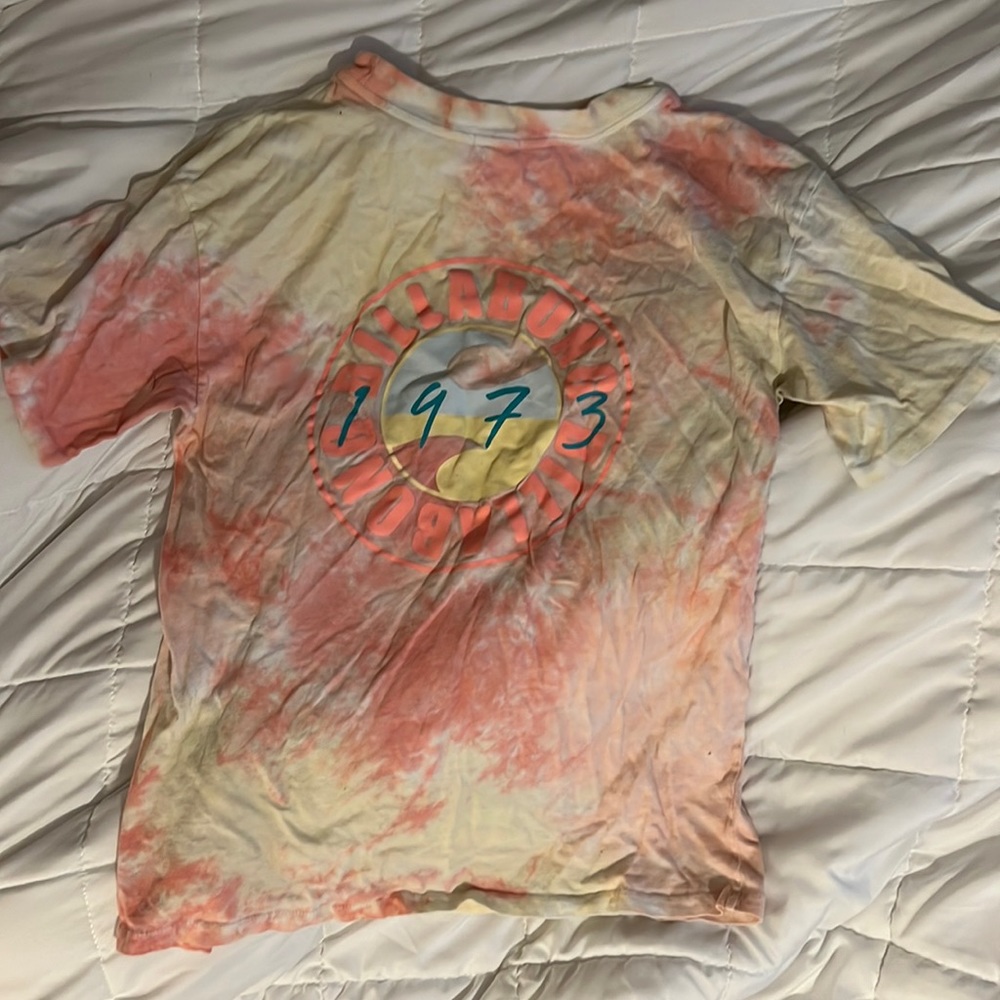 billabong tie dye tshirt